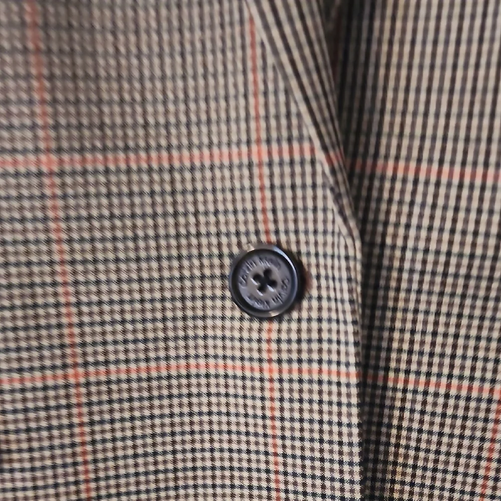 Calvin Klein Gray Brown Blazer Structured Suit Jacket - Picture 3 of 7